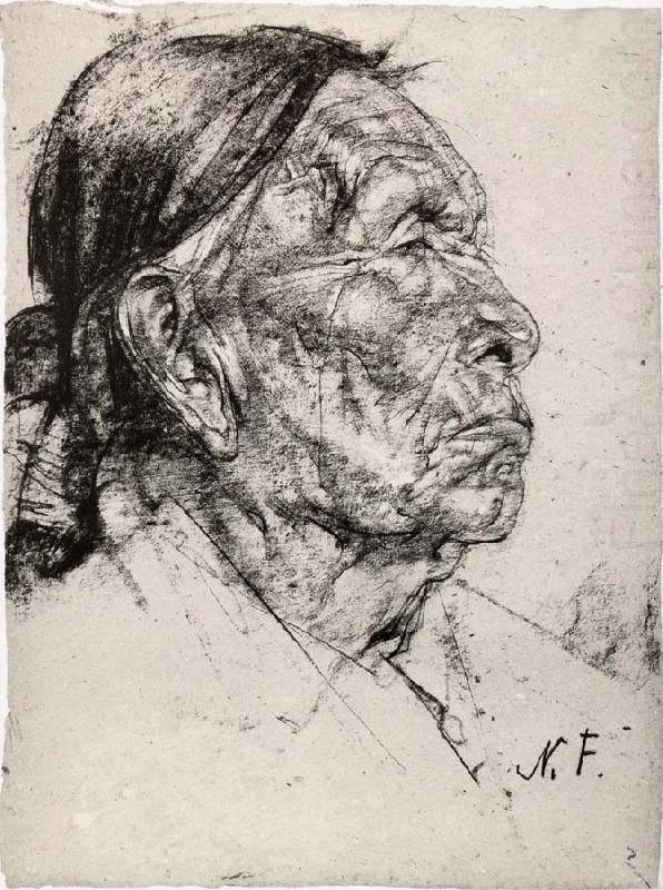 Nikolay Fechin Indian head portrait china oil painting image